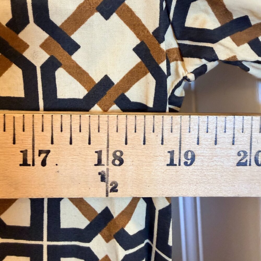 Tizzie Geometric Button-Front Shirt Dress Size S - Picture 10 of 10